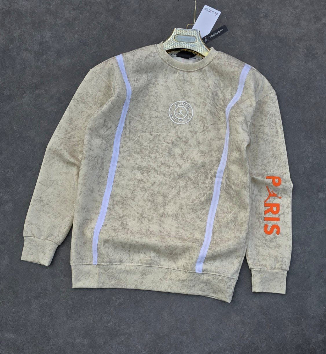 Jordan x PSG "Washed Marble" Sweatshirt – Parisian Heritage Edition