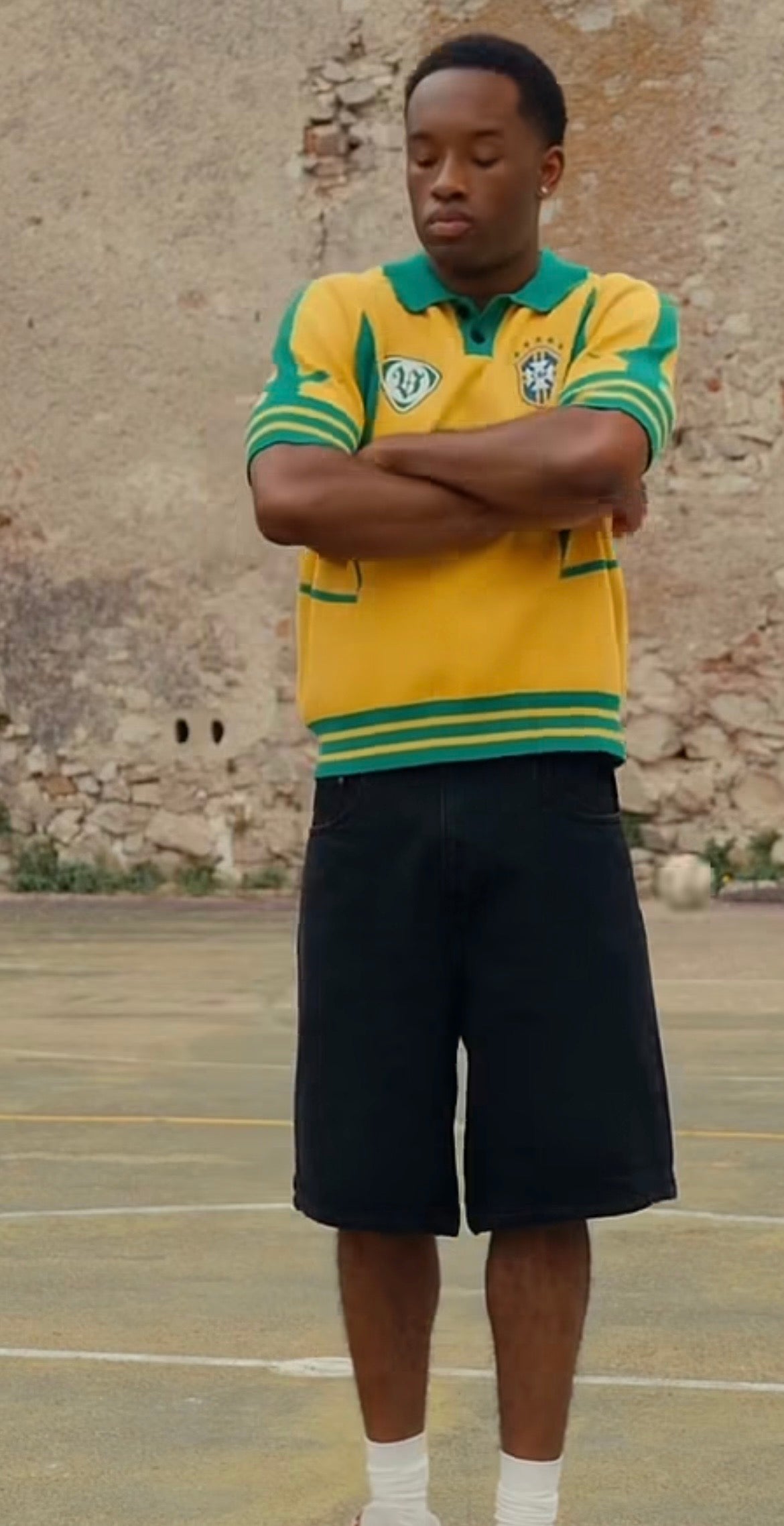 E-KITS Special Edition – Brazil "Bloom Heritage" Knit Polo