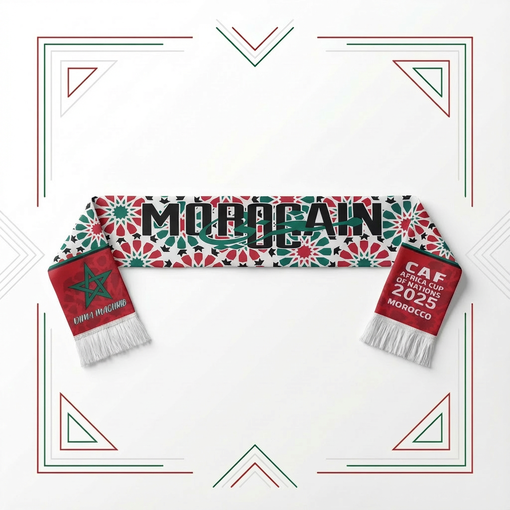 Écharpe Supporter Maroc CAN 2025