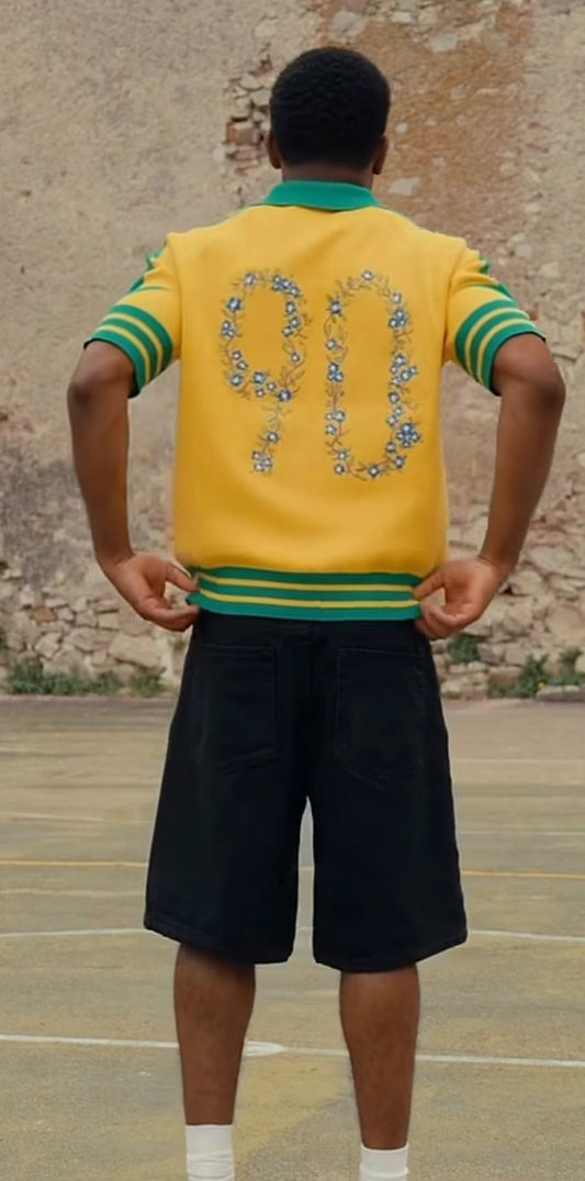 E-KITS Special Edition – Brazil "Bloom Heritage" Knit Polo