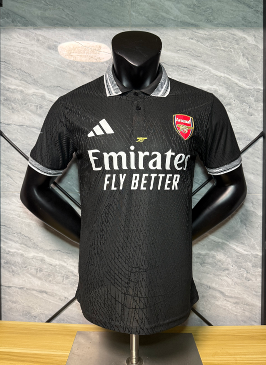 Arsenal 2024/25 Pre-Match Training - Black/White Pattern