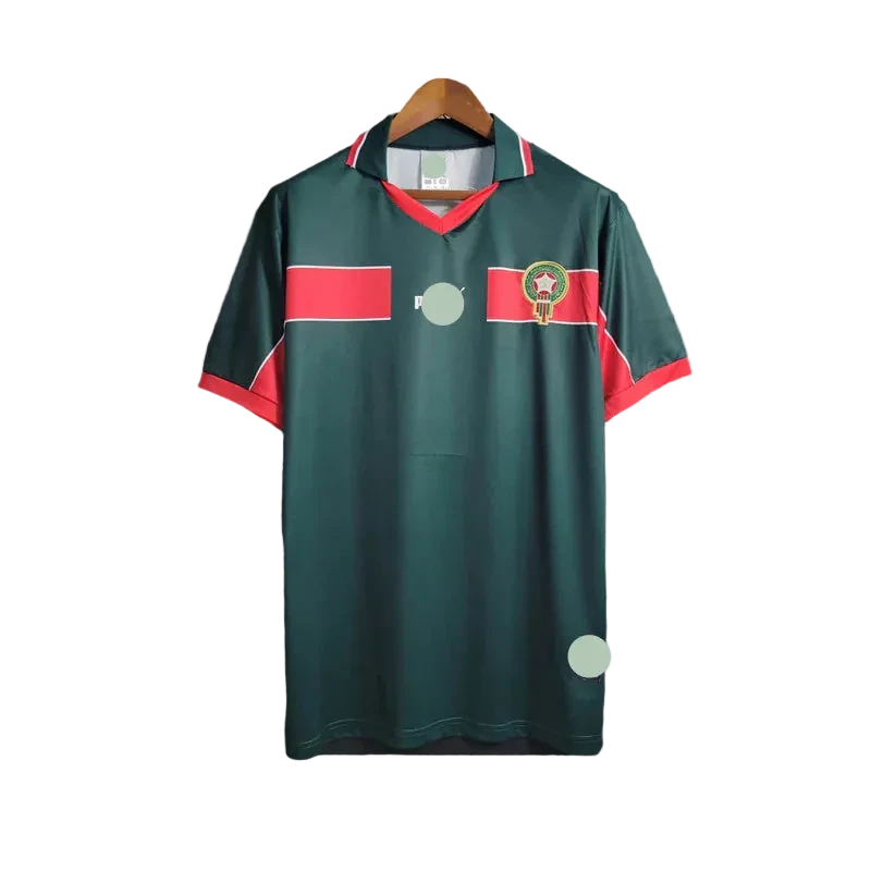 Morocco National Team 1998 Football Kit - Green ( PRO version )
