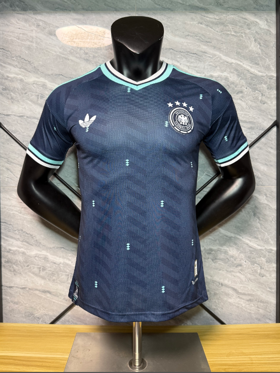 Germany Retro Edition Jersey - Navy & Cyan
