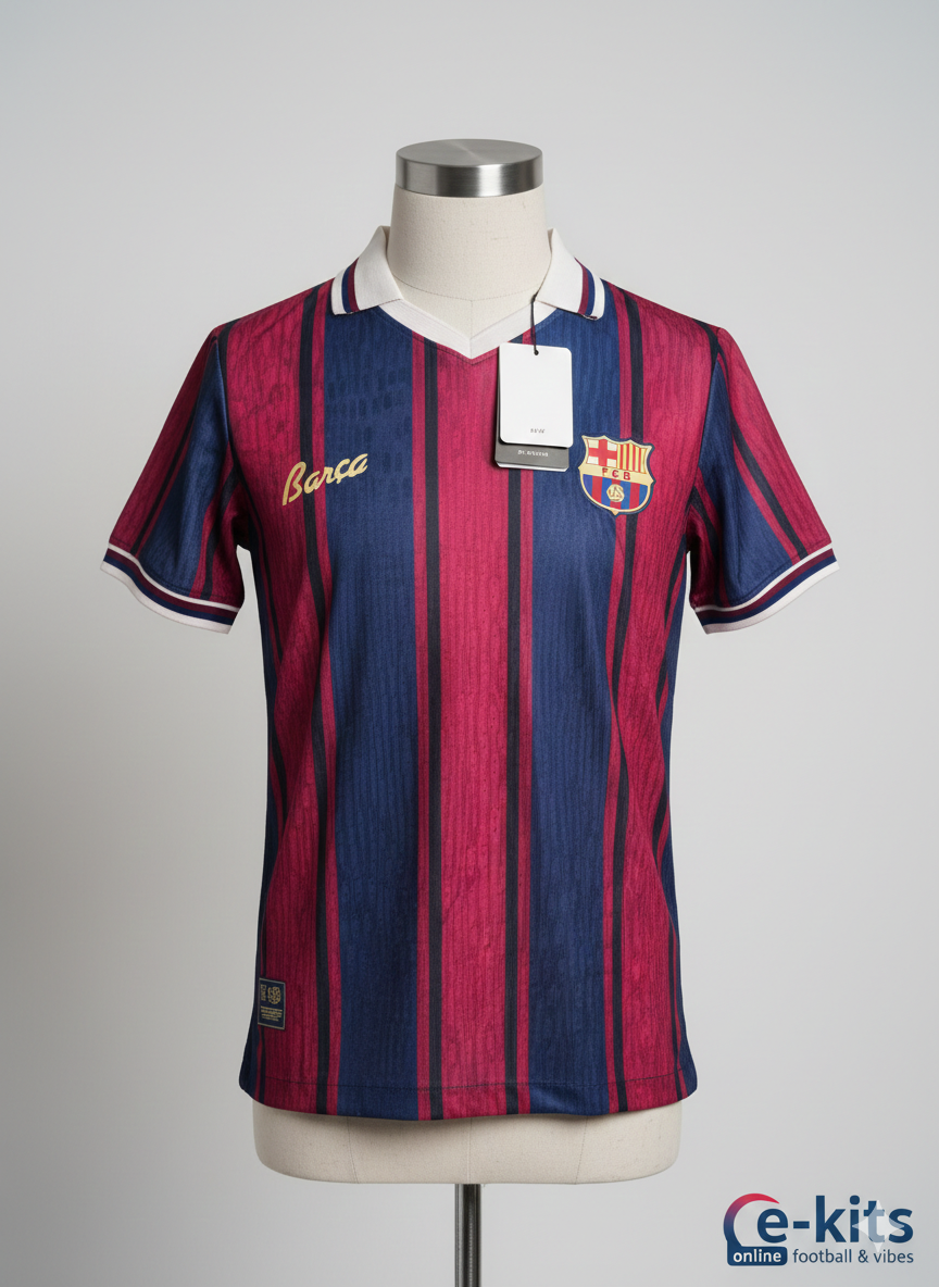 FC Barcelona 1999/2000 Centenary Jersey – Heritage Gold Edition