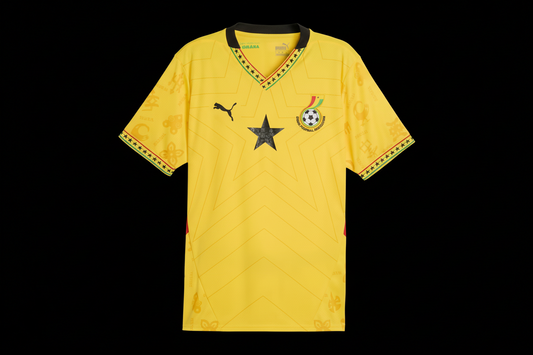 Ghana National Team Football Kit – Yellow