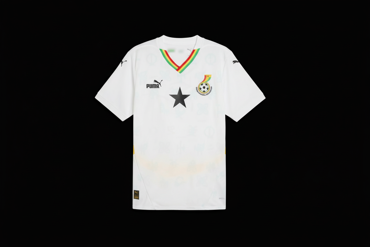 Ghana National Team Football Kit – White