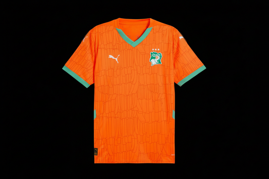 Ivory Coast National Team Football Kit – Orange
