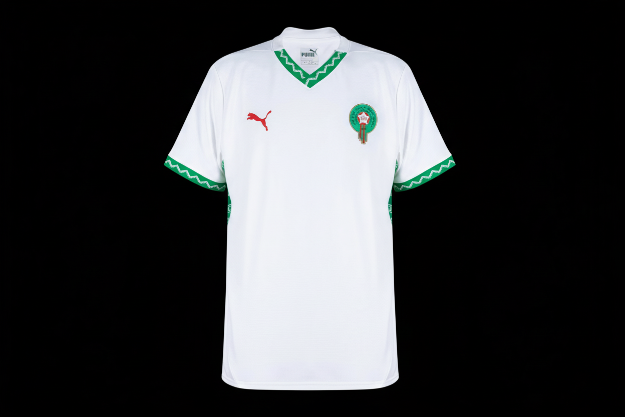 Morocco National Team Football Kit – White