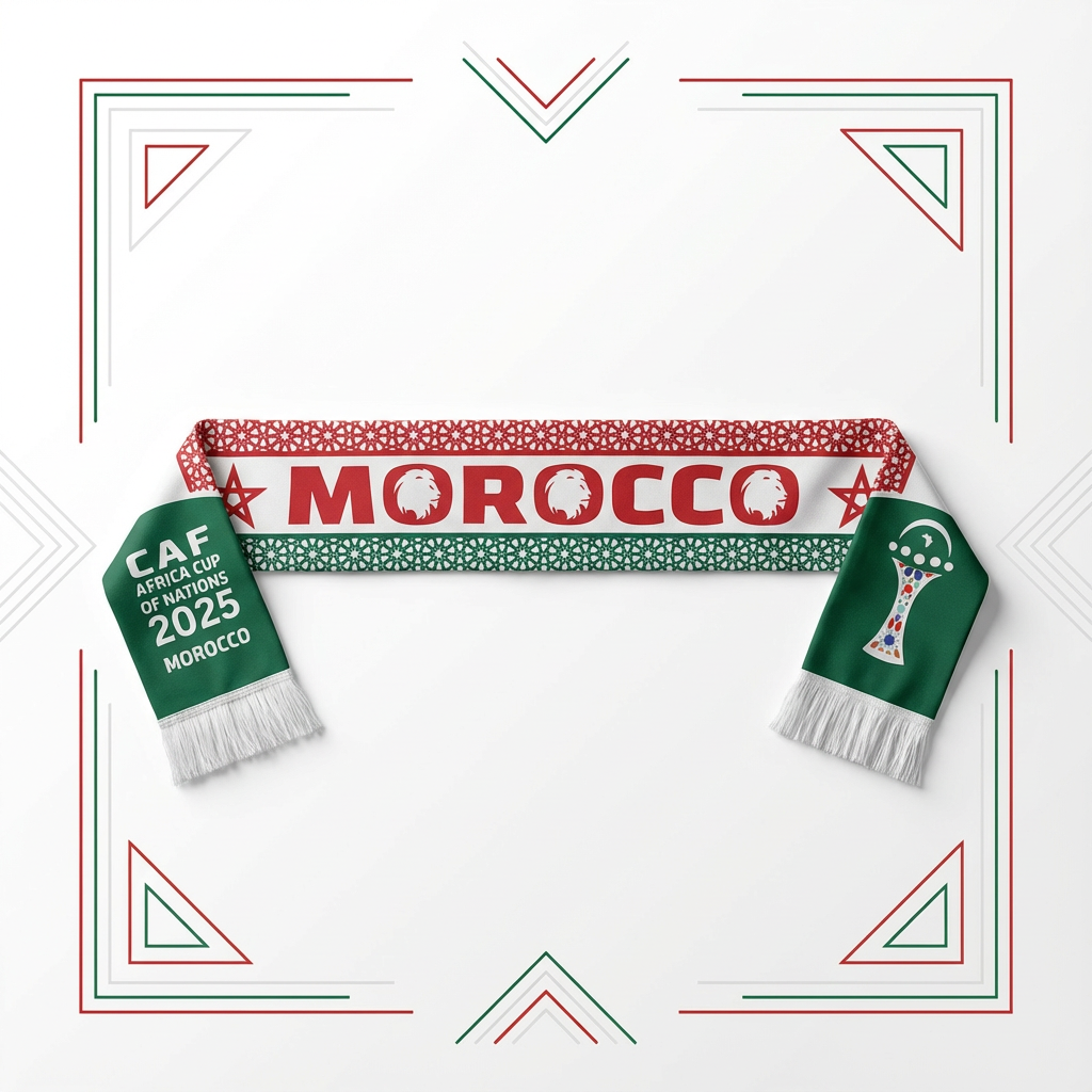 Écharpe Supporter Maroc CAN 2025