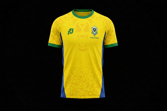 Gabon Yellow Football Kit